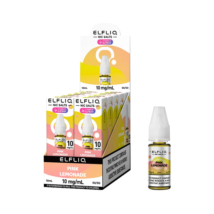 Elf bar Elfliq 10ml Nic Salt E-Liquids - Pack of 10