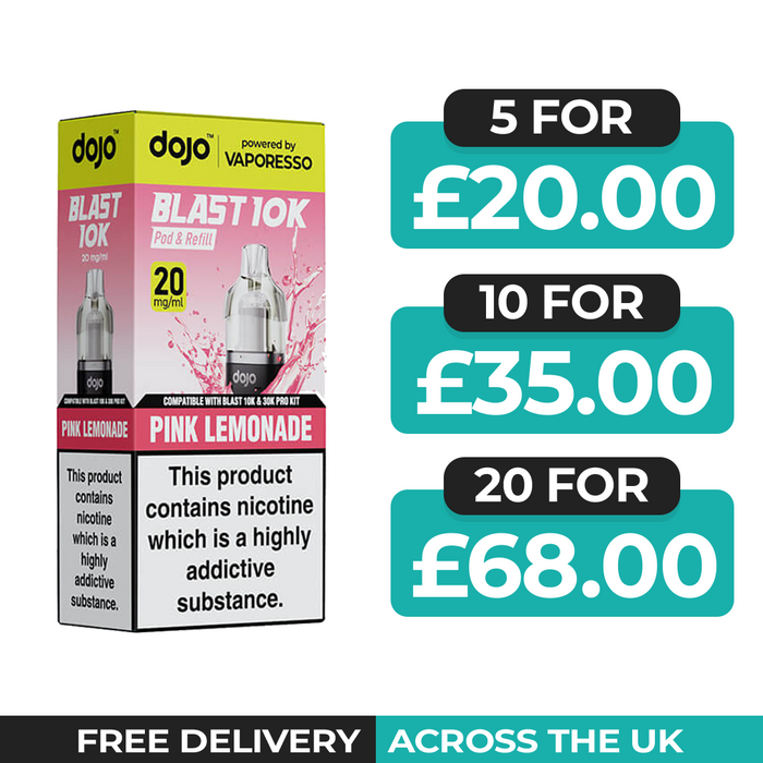 Vaporesso Dojo Blast 10k Pink Lemonade Refill Pods