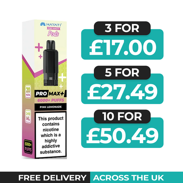 Hayati Pro Max Plus Pink Lemonade Refill Pods