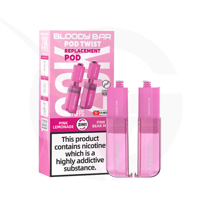 Bloody Bar Ultra Twist 20k Box of 5 & 10 Refill Pods