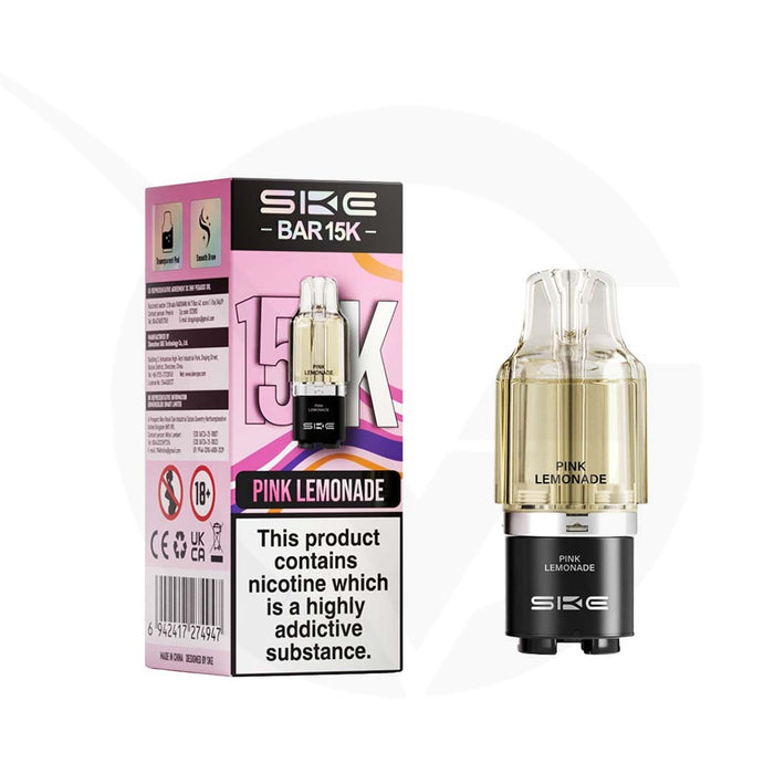 SKE Bar 15K Pink Lemonade Refill Pods