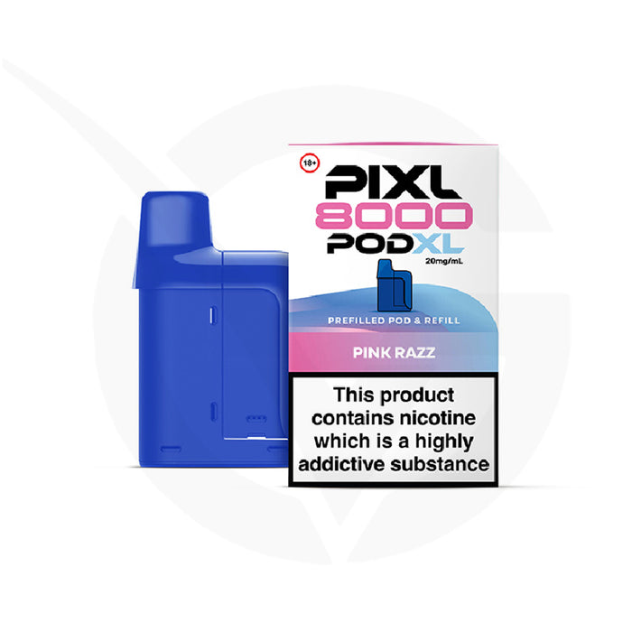 Pink Razz Pixl 8000 Refill Pods
