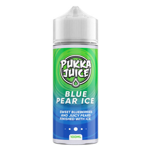 Blue Pear Ice Shortfill E-Liquid By Pukka Juice