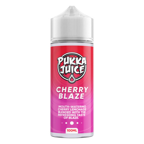 Cherry Blaze  Shortfill E-Liquid By Pukka Juice