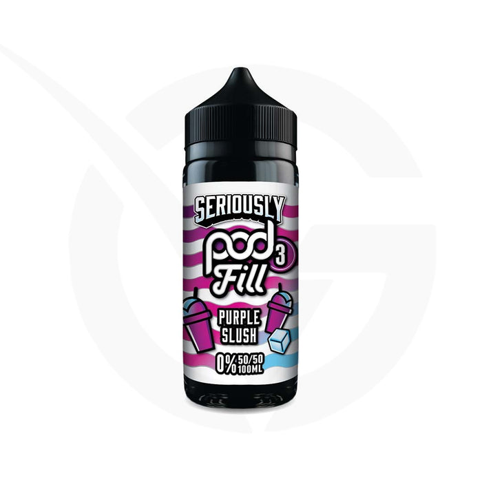 Purple Slush 100ml Shortfill E-liquid by Seriously Pod Fill 3