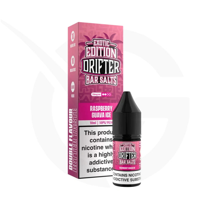 Drifter Exotics Raspberry Guava Ice Nic Salt E-Liquid