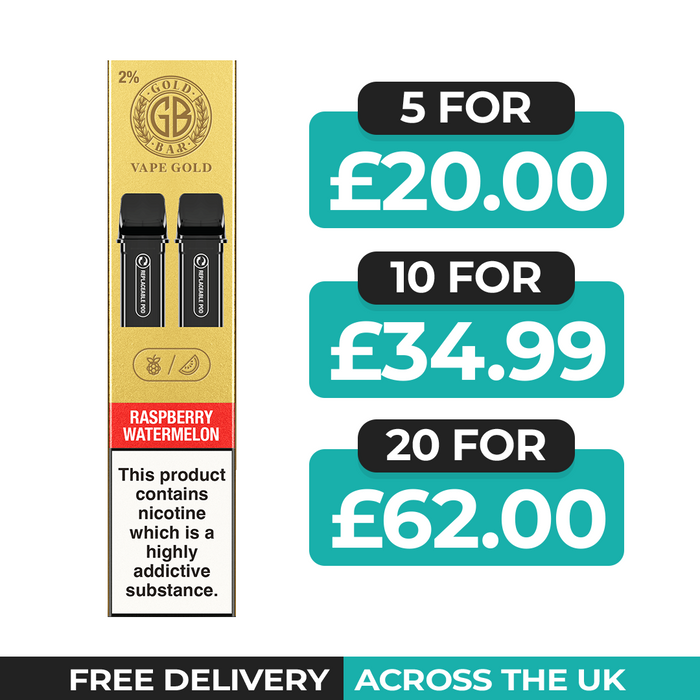 Gold Bar Reload Raspberry Watermelon Refill Pods