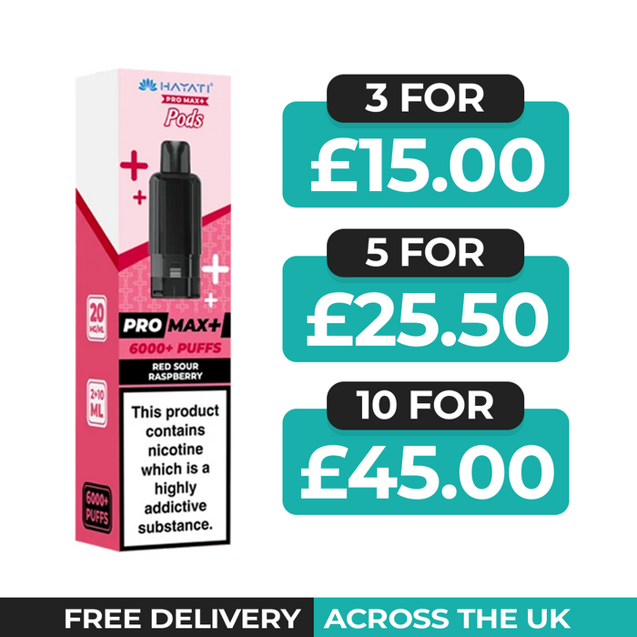 Hayati Pro Max Plus Red Sour Raspberry Refill Pods