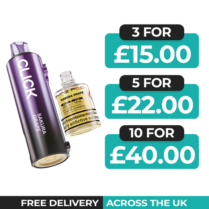 Pyne Pod Click Sakura Grape Refill Pods