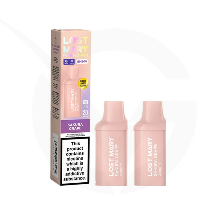 Sakura Grape Prefilled Pods By Lost Mary BM600
