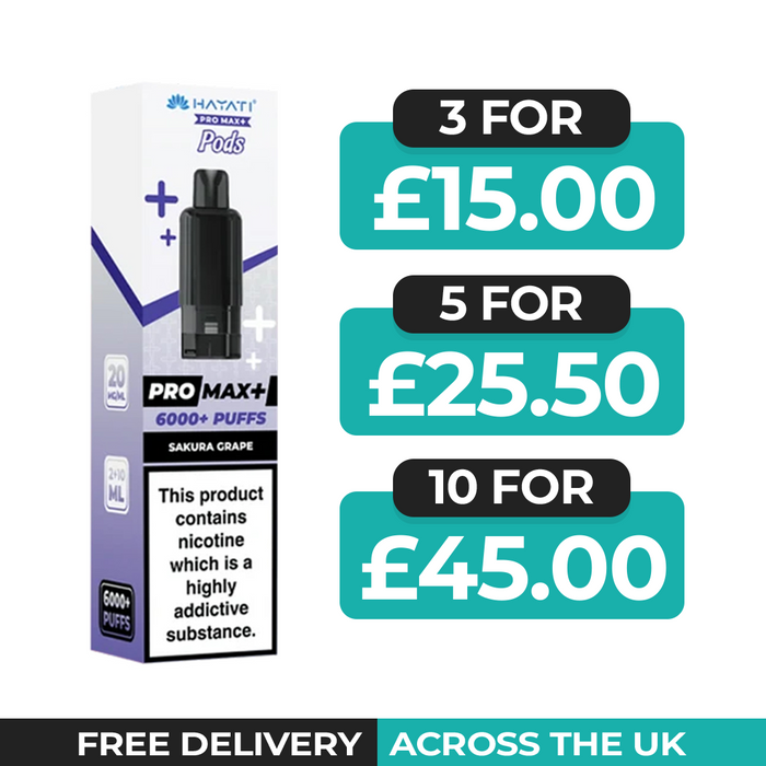 Hayati Pro Max Plus Sakura Grape Refill Pods