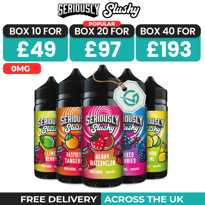 Seriously Slushy 100ml Shortfill Box of 10, 20 & 40