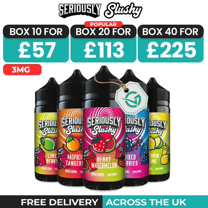 Seriously Slushy 100ml Shortfill Box of 10, 20 & 40