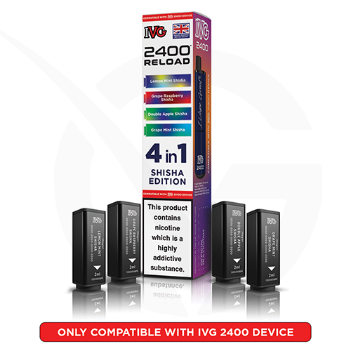 Shisha Edition IVG 2400 4-in-1 refill Pods