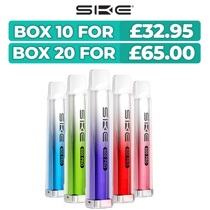 SKE Crystal 600 Pro Pod Kit Box of 10
