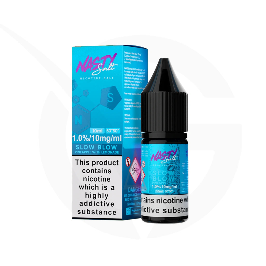 nasty juice vape juice Slow Blow Nic Salt E-Liquid By Intense VOOPOO ARGUS G2 MINI Dive into exoticism with 125ml Choose Flavor:Blue Razz/Lemonade