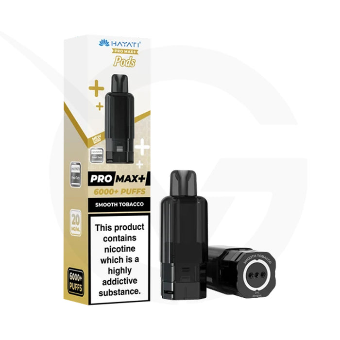 Hayati Pro Max Plus Smooth Tobacco Refill Pods