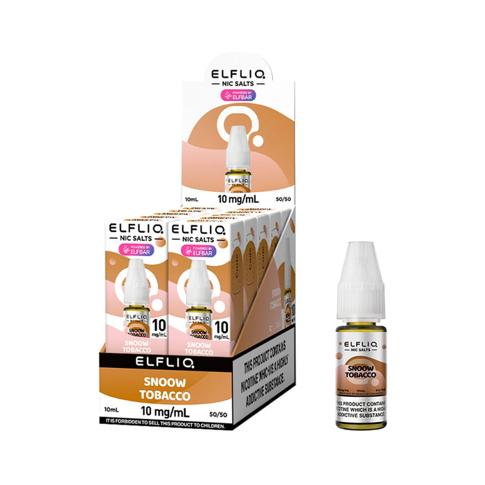 Elf bar Elfliq 10ml Nic Salt E-Liquids - Pack of 10