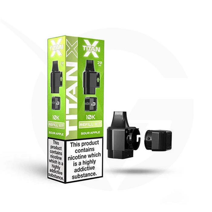 Sour Apple Titan X Refill Pack