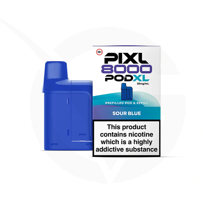 Sour Blue Pixl 8000 Refill Pods