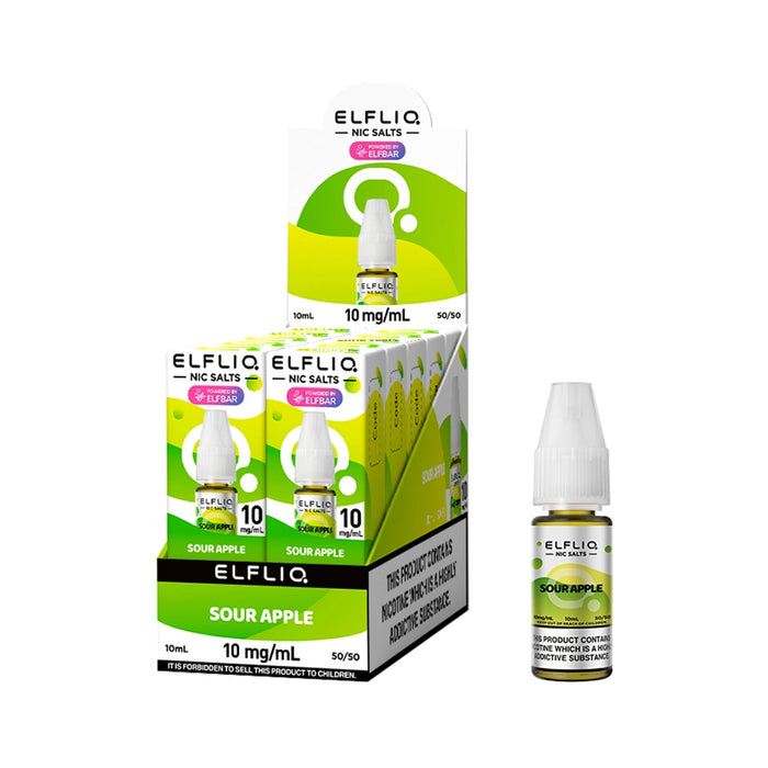 Elf bar Elfliq 10ml Nic Salt E-Liquids - Pack of 10