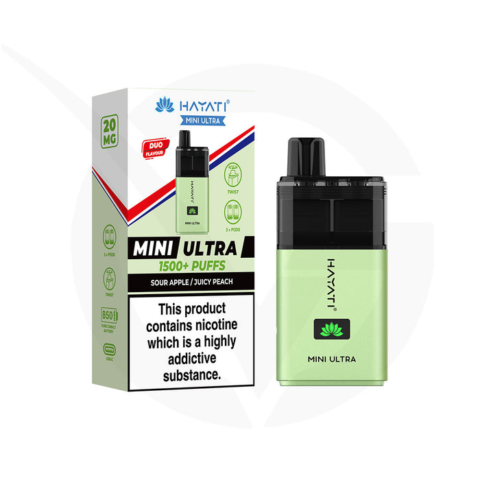 Hayati Mini Ultra 1500 Prefilled Pod Kit - Pack of 5