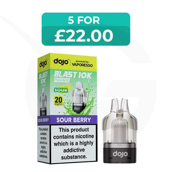 Sour Berry Dojo Blast 10000 Refill Pack