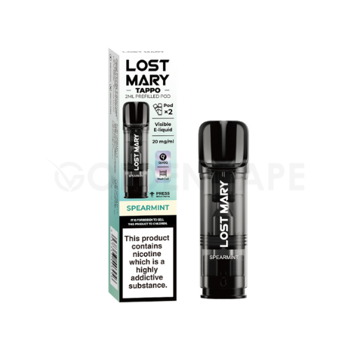 lost mary spearmint vape Spearmint Prefilled Pods by Lost Mary Tappo