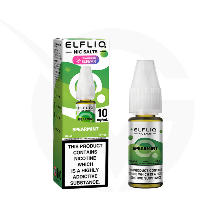 Spearmint 10ml Elfliq Nic Salt E-Liquid by Elf Bar