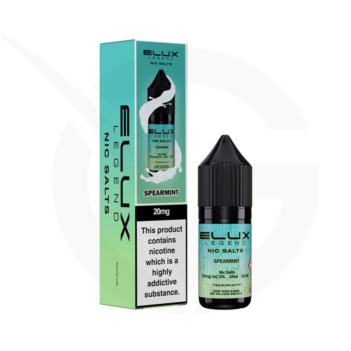 Spearmint Nic Salt E-liquid by Elux Legend
