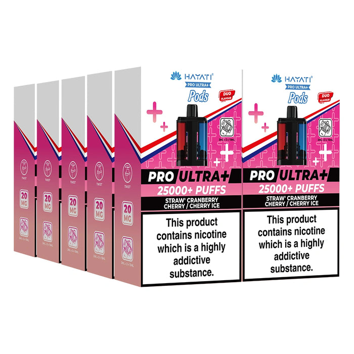 Hayati Pro Ultra Plus 25000 Puffs Pods Box of 5
