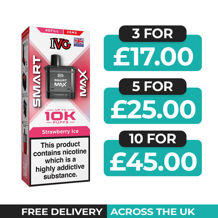 IVG Smart Max Strawberry Ice Refill Pods