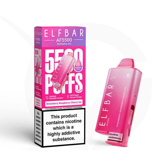Elf Bar AF5500 Prefilled Vape Kit - 10.50 Any 3 for 25 Elf Bar AF5500 Prefilled Vape Kit - 10.50 Any 3 for 25