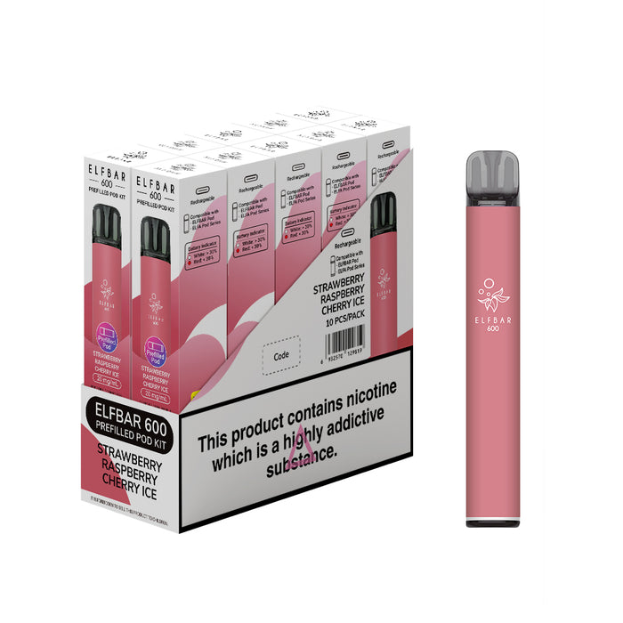 Elf Bar 600 Prefilled Pod Kit - Box of 10 Elf Bar 600 Prefilled Pod Kit - Box of 10