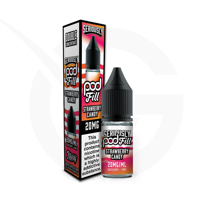 Seriously Pod Fill Strawberry Candy Nic Salt E-Liquid