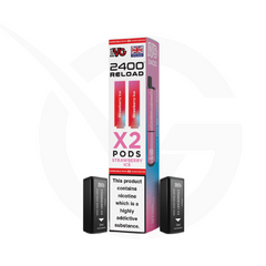 Strawberry Ice 2-in-1 Prefilled Pods By IVG 2400 Reload