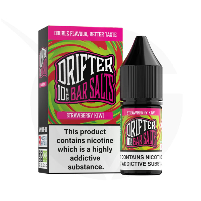 Strawberry Kiwi 10ml Nic Salt E-Liquid By Drifter