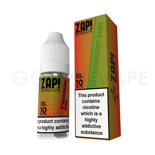 Strawberry Kiwi 10ml Nic Salt E-Liquid By Zap! Bar Salts