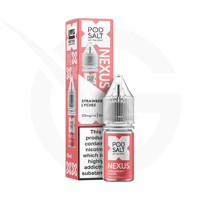 Strawberry Lychee Nic Salt E-Liquid By Pod Salt Nexus