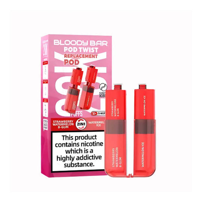 Bloody Bar Ultra Twist 20k Box of 5 & 10 Refill Pods