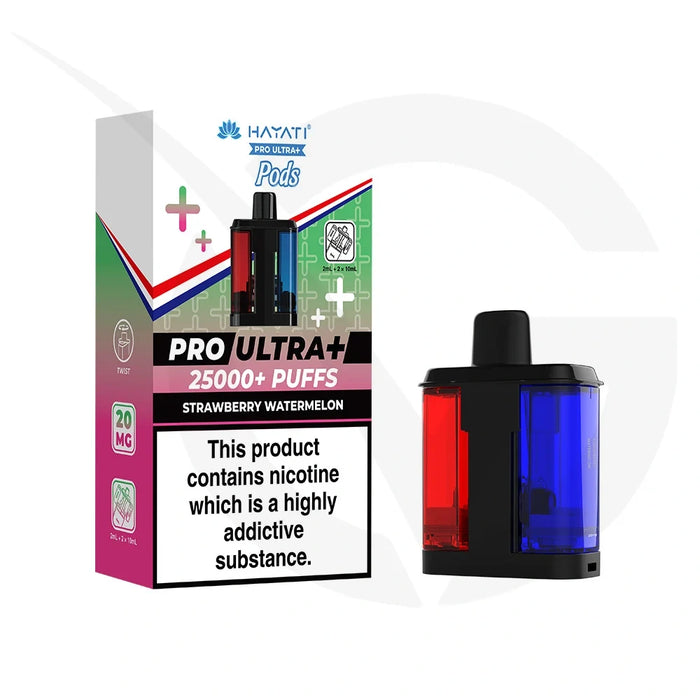 Strawberry Watermelon Hayati Pro Ultra Plus 25000 Refill Pods