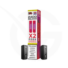 Strawberry Watermelon 2-in-1 Prefilled Pods By IVG 2400 Reload