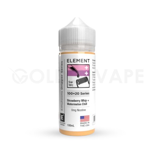 Strawberry Whip + Watermelon Chill 100ml Shortfill E-Liquid By Element -  Golden Vape