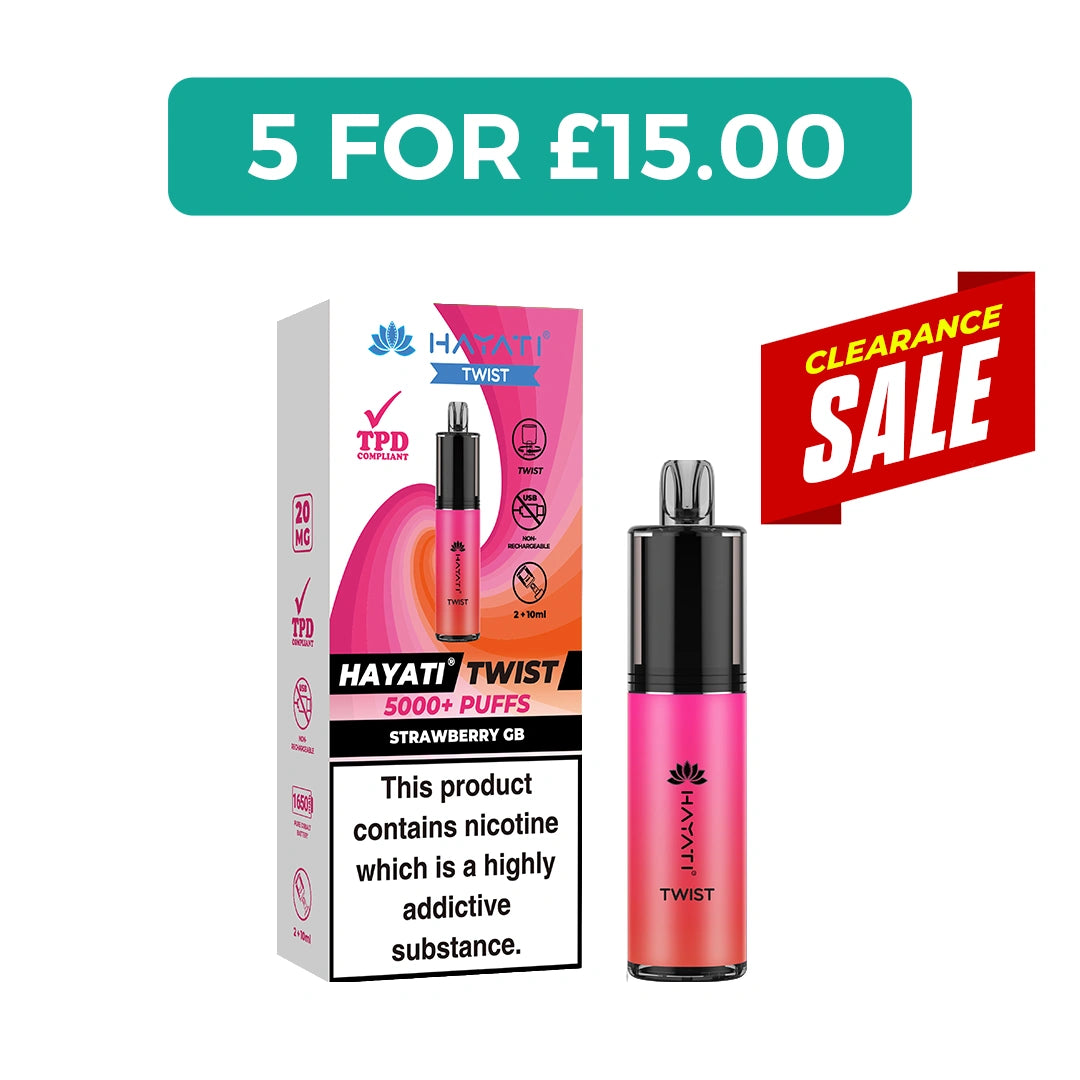 Hayati Twist 5000 5K Puffs Vape Kit at Best Price