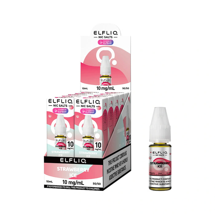 Elf bar Elfliq 10ml Nic Salt E-Liquids - Pack of 10