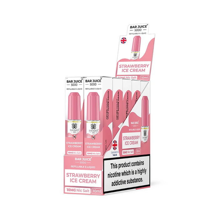 Bar Juice 5000 Nic Salts - Pack of 10 x 10ml