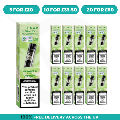 Strawberry Kiwi Elfa Pro Prefilled Pods by Elf Bar