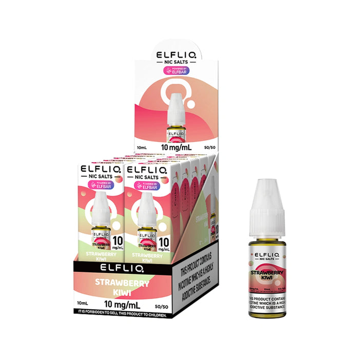 Elf bar Elfliq 10ml Nic Salt E-Liquids - Pack of 10