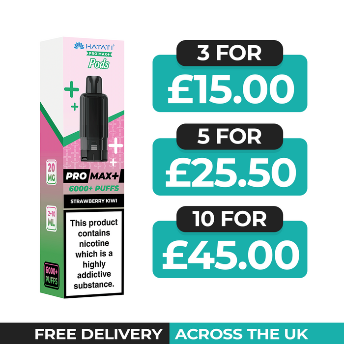 Hayati Pro Max Plus Strawberry Kiwi Refill Pods