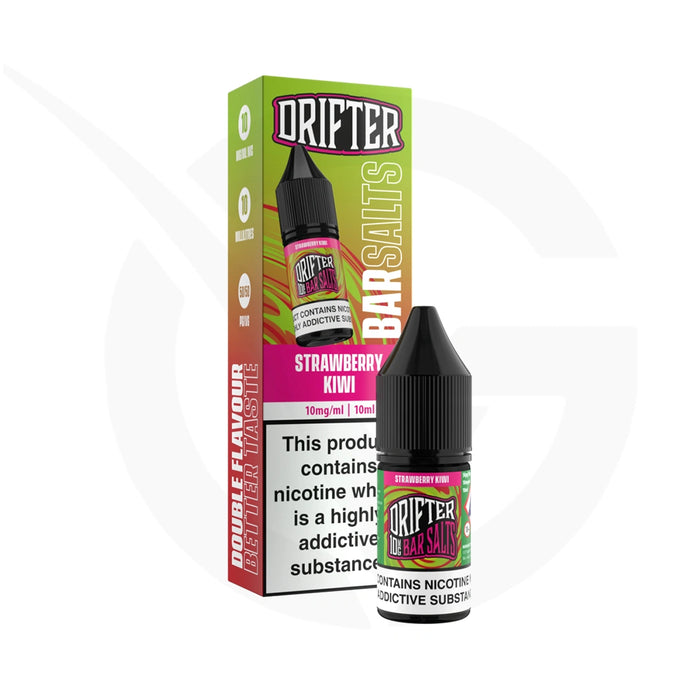 Strawberry Kiwi 10ml Nic Salt E-Liquid By Drifter